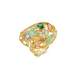 6 Candied Jewels Gold Ring - Candied Jewels Gold Ring - Thumbnail Image 3