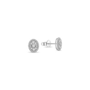 Illuminate Oval Natural Diamond Earring